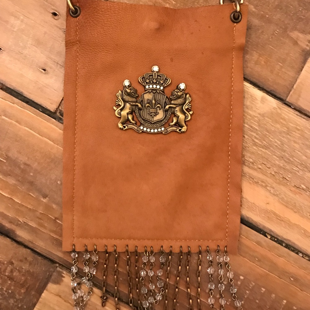 Sisi Amber Leather crossbody/clutch